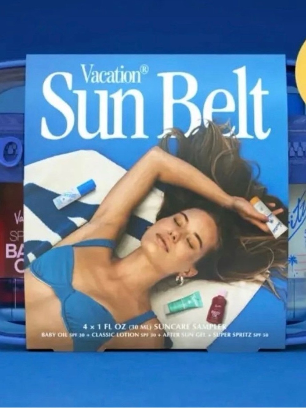 Vacation Sun Belt Suncare Sampler - Blue Bikini